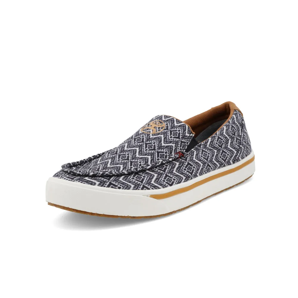 Twisted X Hooey® Slip-On Loper Black / White Multi