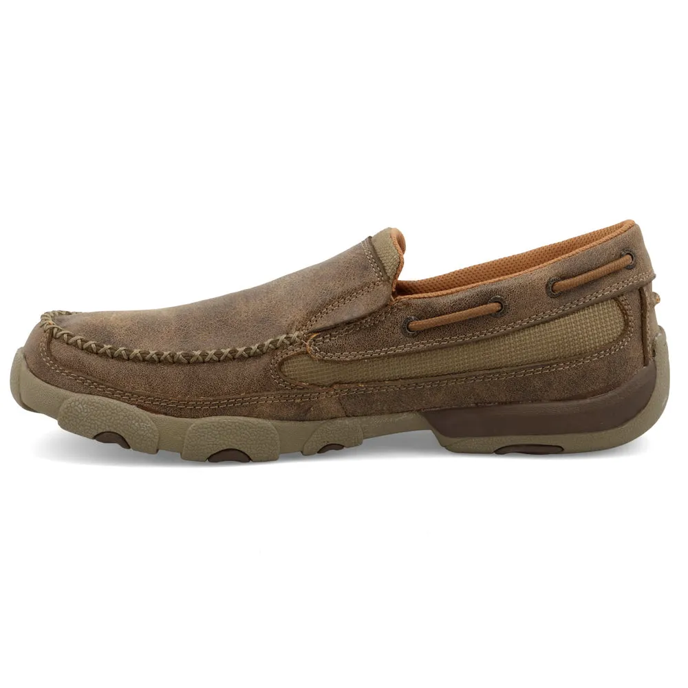 Twisted X Slip-On Driving Moc Bomber
