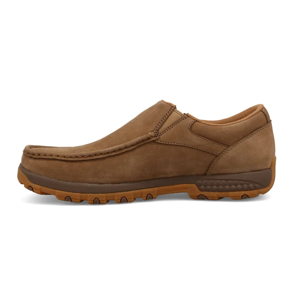 Twisted X Slip-On Driving Moc Camel