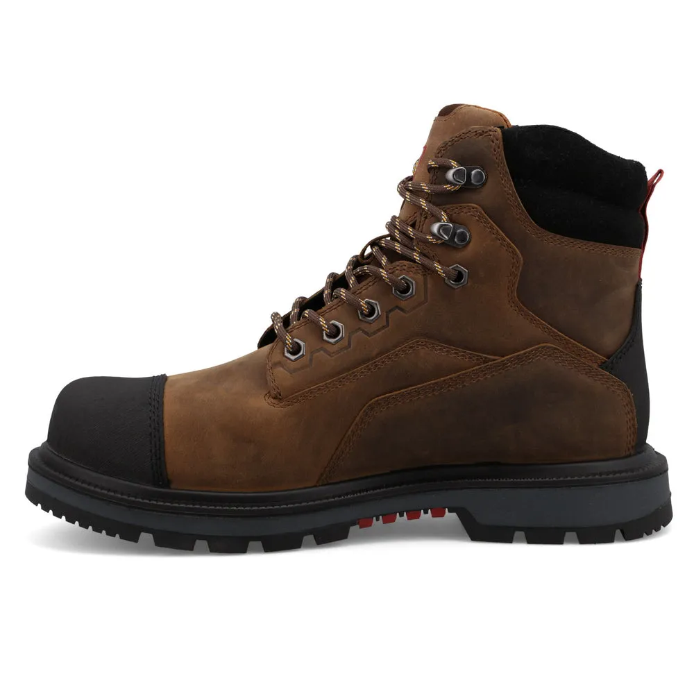 Twisted X 6″ Work Boot Brown / Black