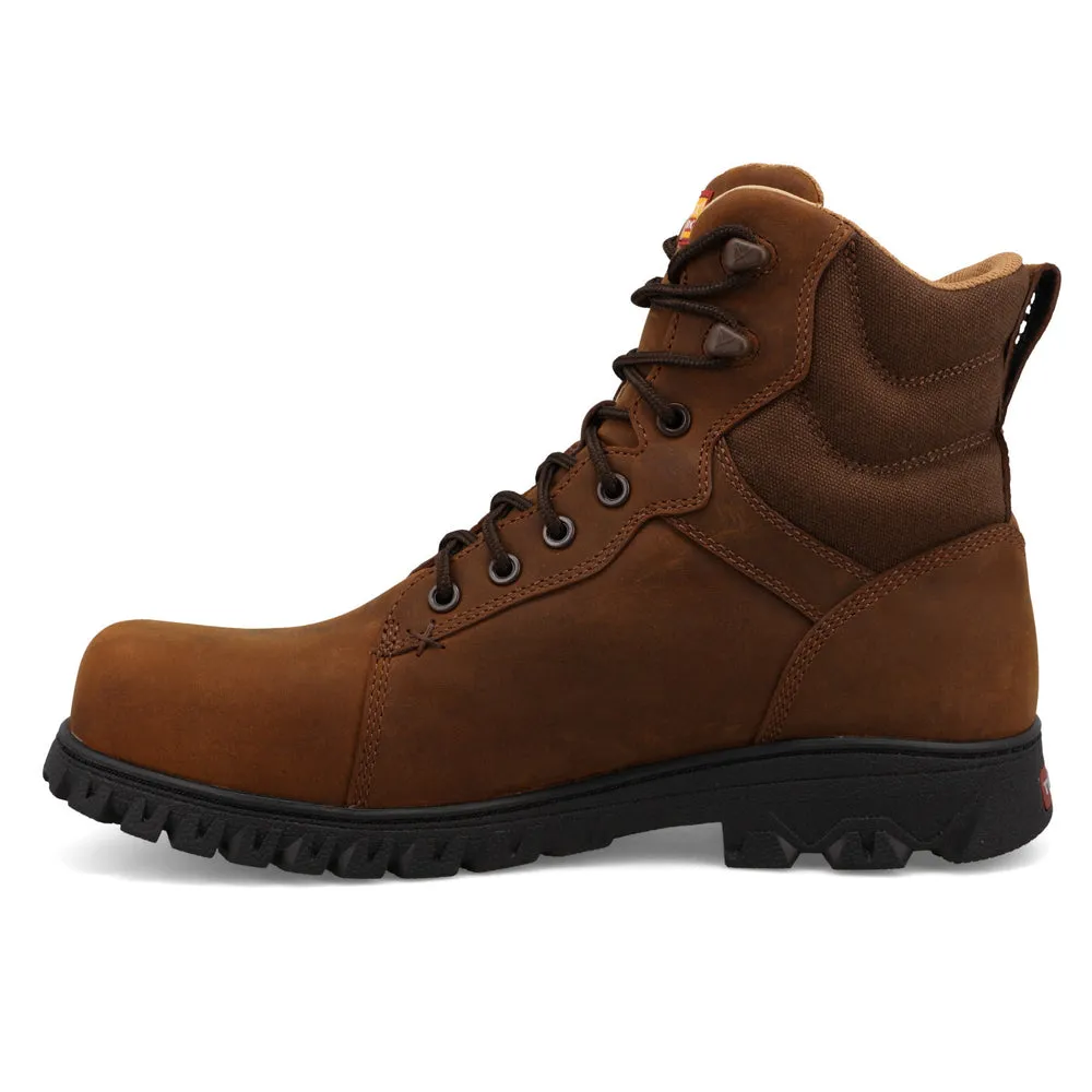 Twisted X 6″ Work Boot Rustic Brown