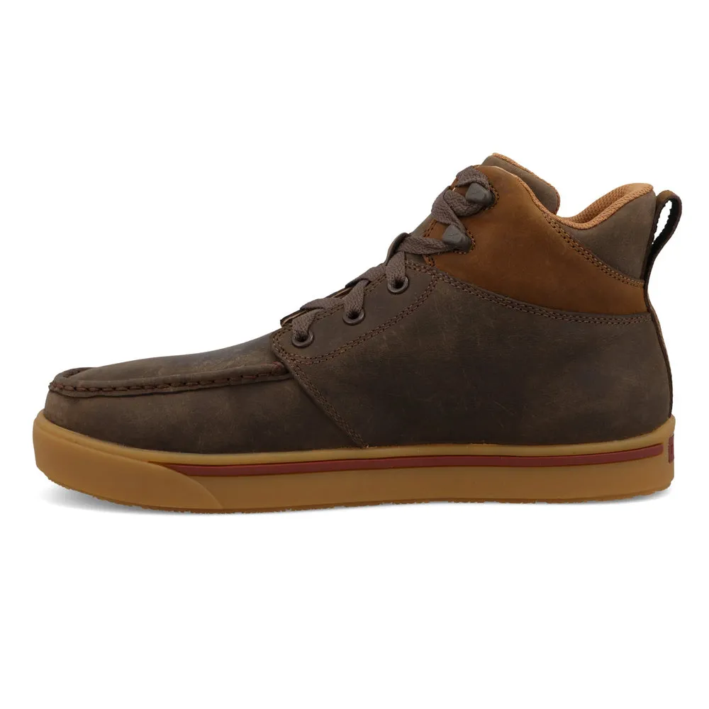 Twisted X 6″ Work Kicks Shitake / Distressed Saddle