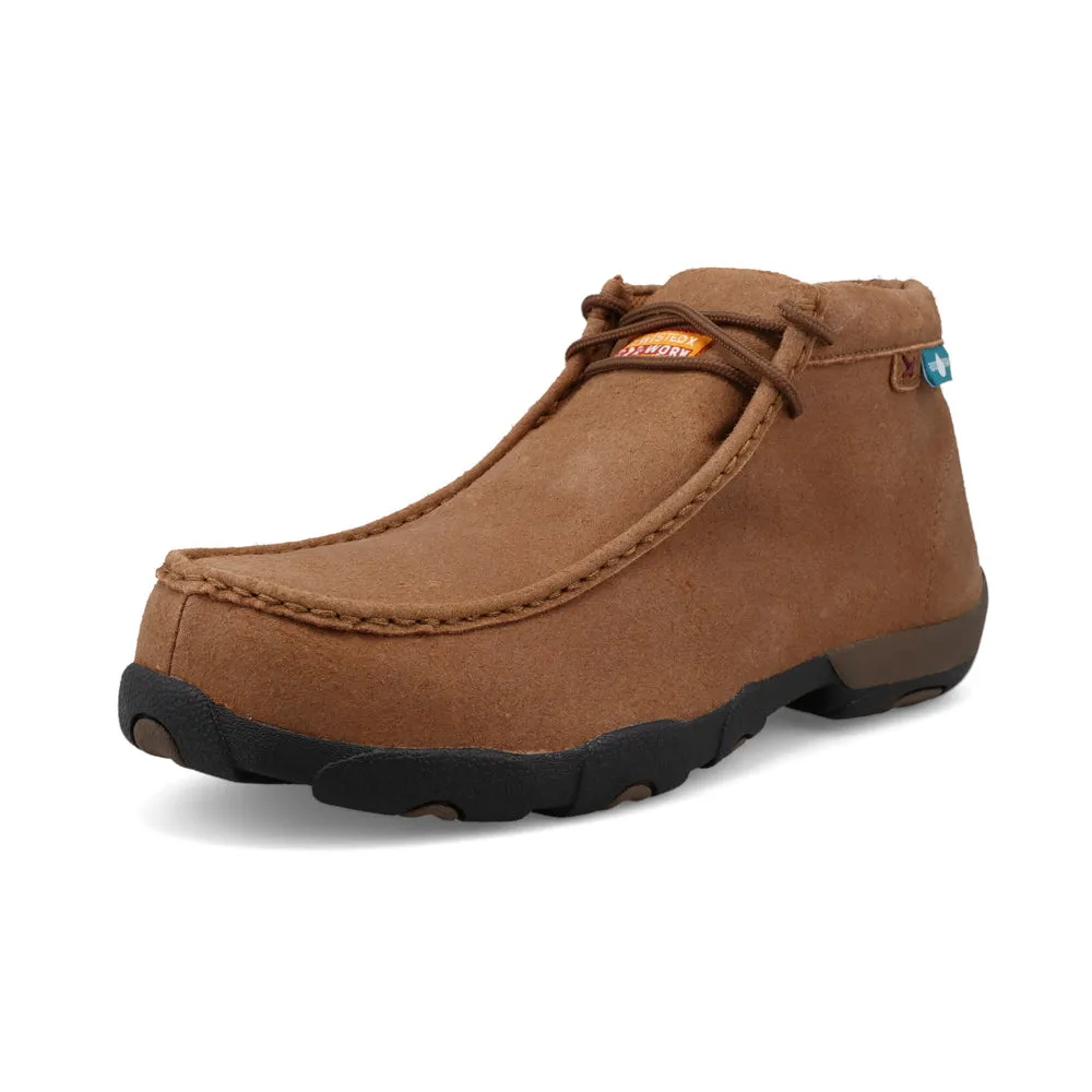 Twisted X Work Chukka Driving Moc Distressed Saddle