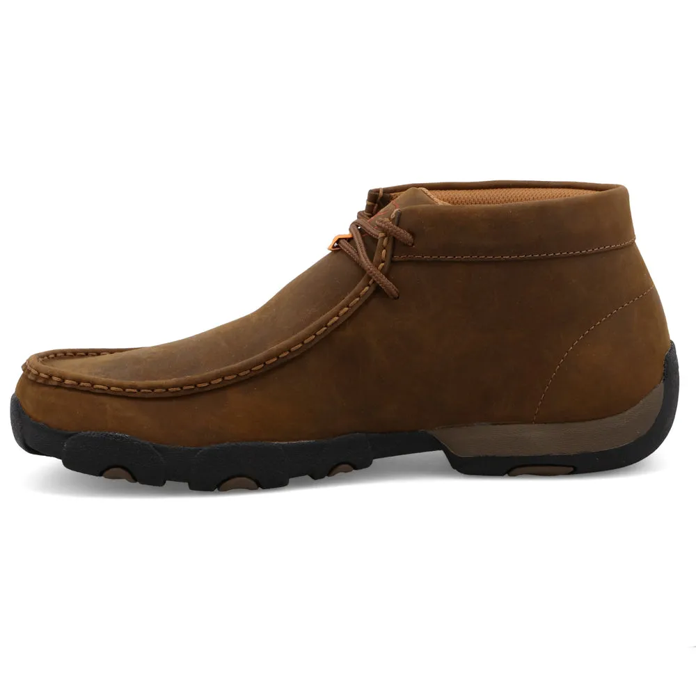 Twisted X Work Chukka Driving Moc Distressed Saddle
