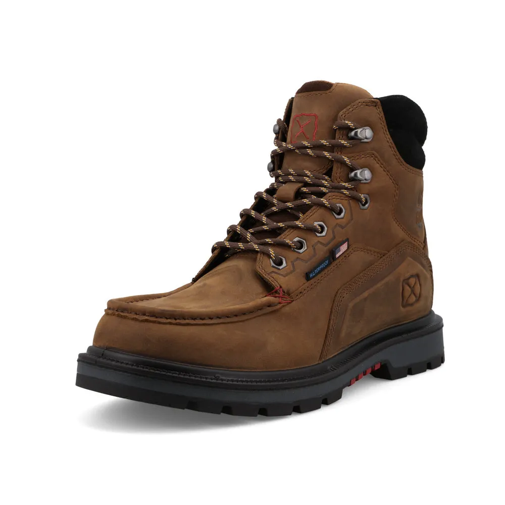 Twisted X 6″ Work Boot Brown / Black