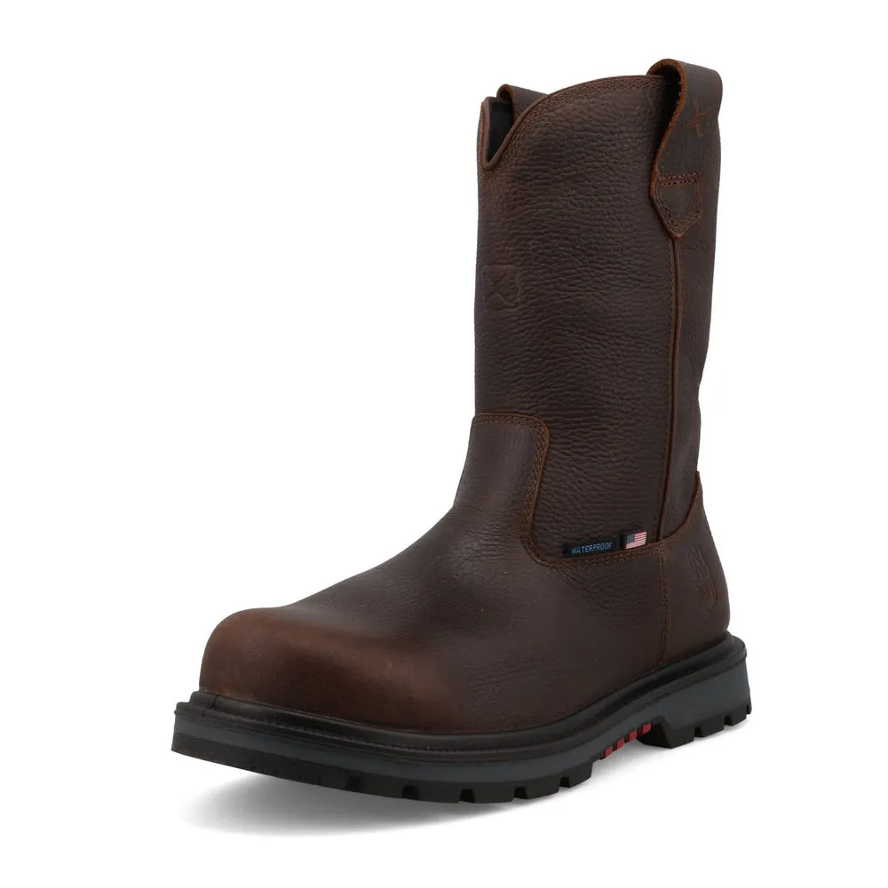 Twisted X 11″ Work Pull On Boot Dark Brown