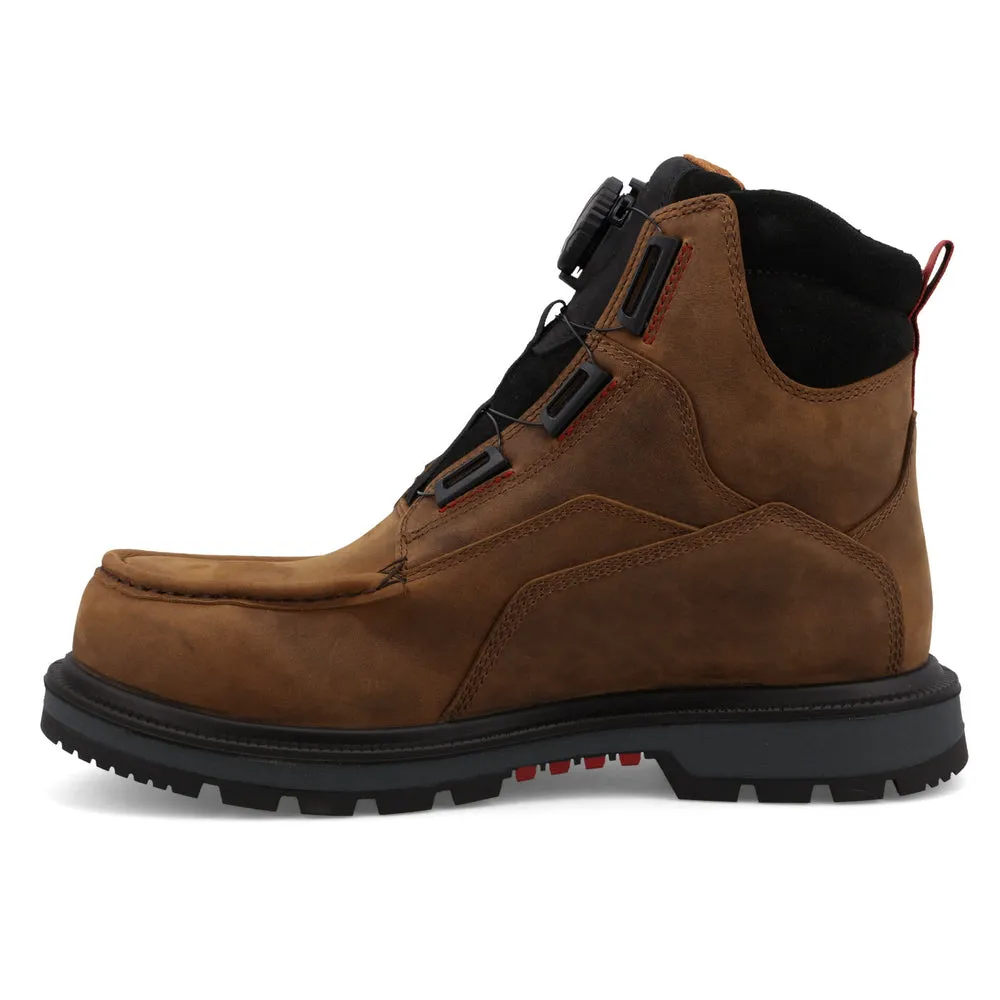 Twisted X 6″ Quick Draw™ Work Boot Brown / Black