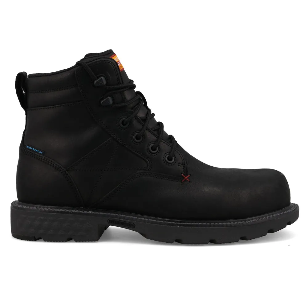 Twisted X 6″ Work Boot Black