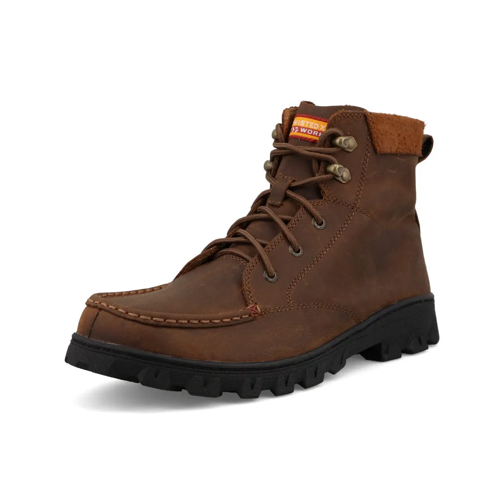 Twisted X 6″ Work Boot Dark Brown