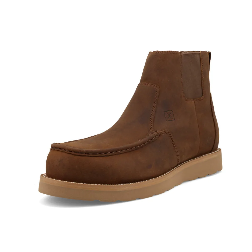 Twisted X 6″ Work Chelsea Wedge Sole Boot Cinnamon