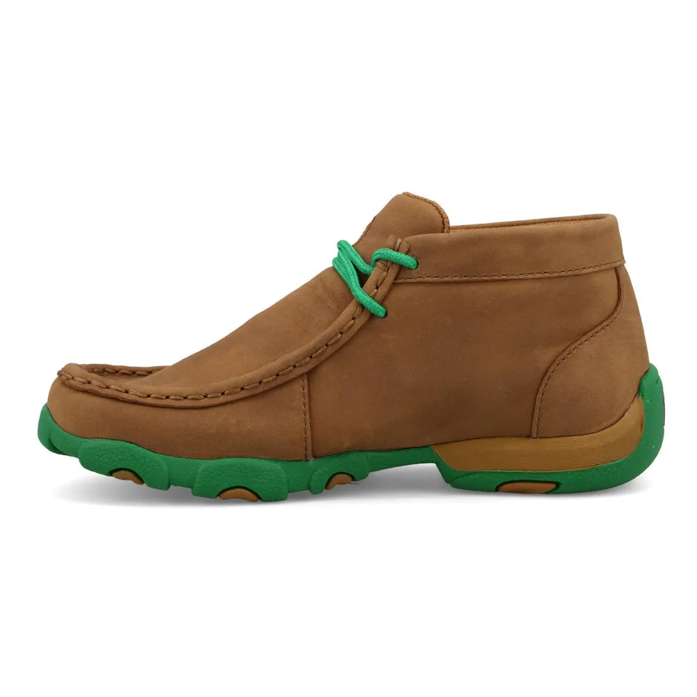 Twisted X Chukka Driving Moc Burnt Sand / Kelly Green