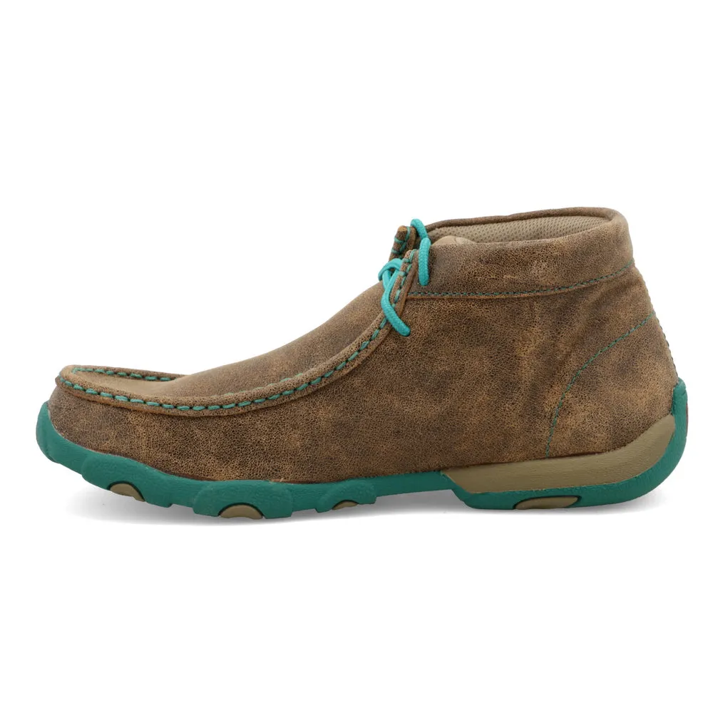 Twisted X Chukka Driving Moc Bomber / Turquoise
