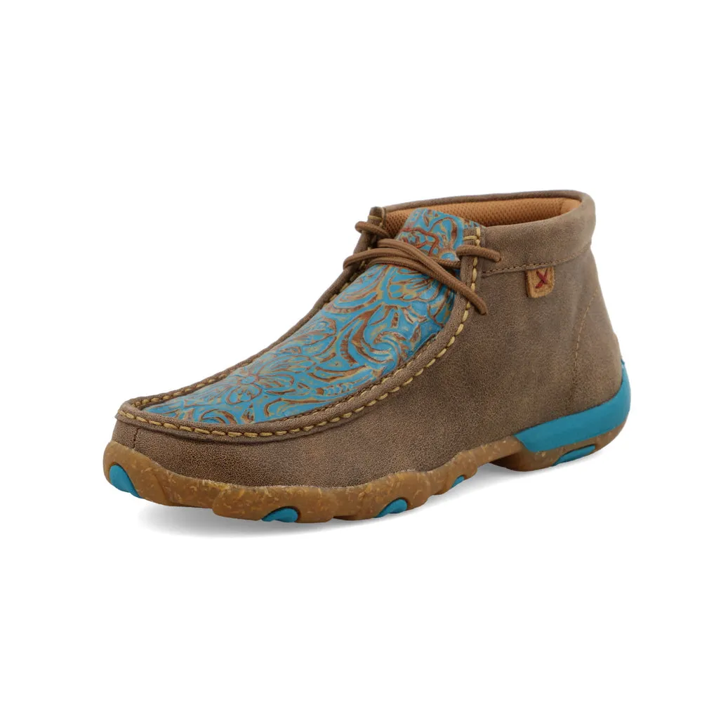 Twisted X Chukka Driving Moc Bomber / Turquoise