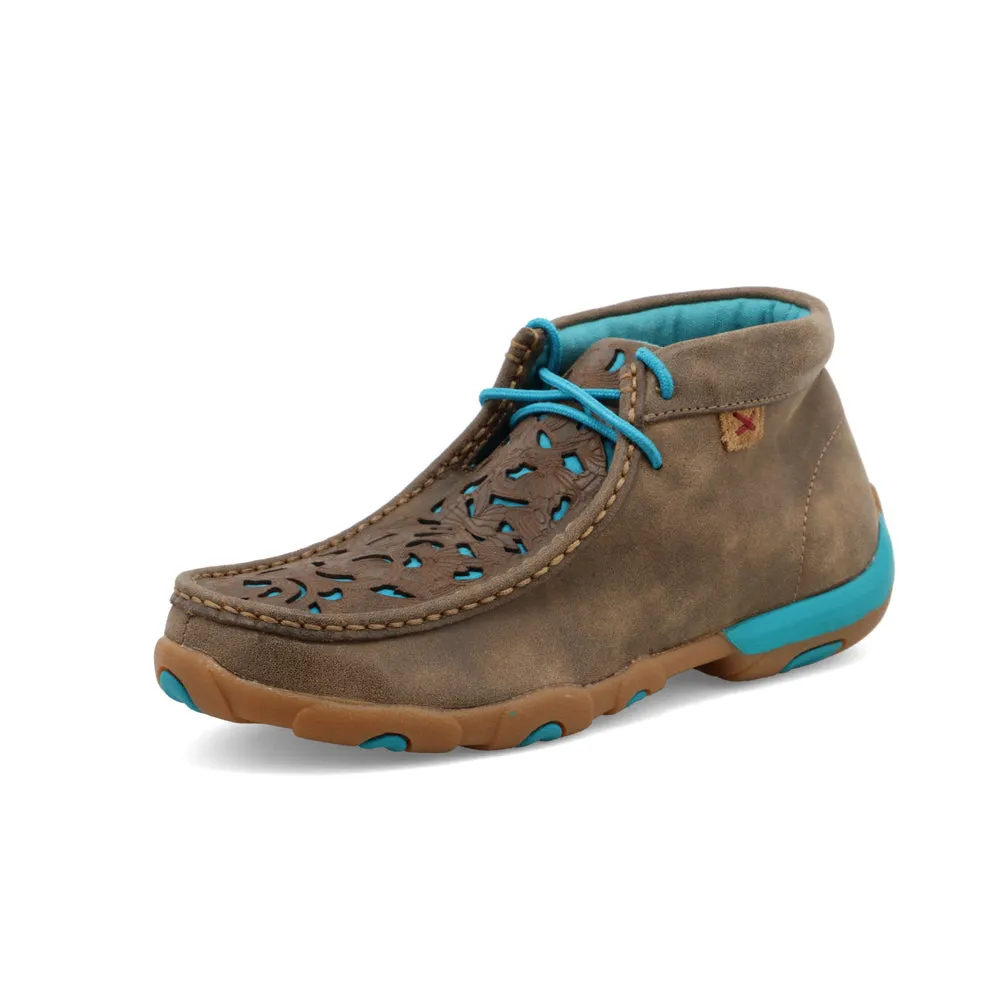 Twisted X Chukka Driving Moc Bomber / Turquoise