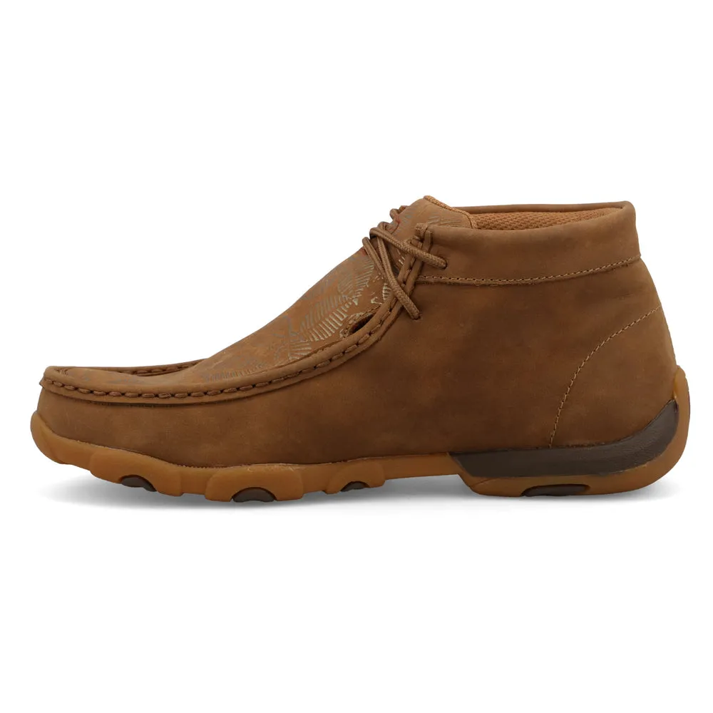 Twisted X Chukka Driving Moc Bronze Shimmer / Burnt Sand
