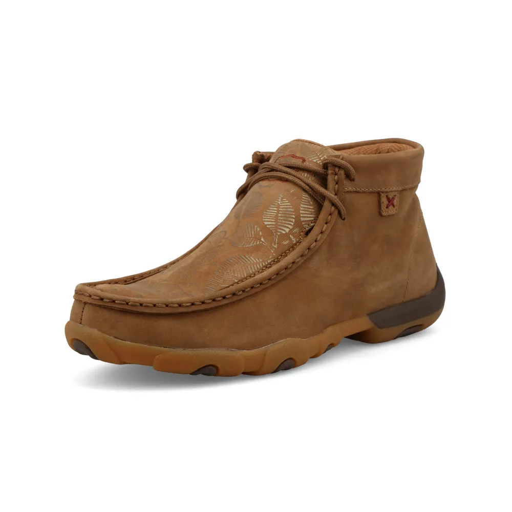 Twisted X Chukka Driving Moc Bronze Shimmer / Burnt Sand