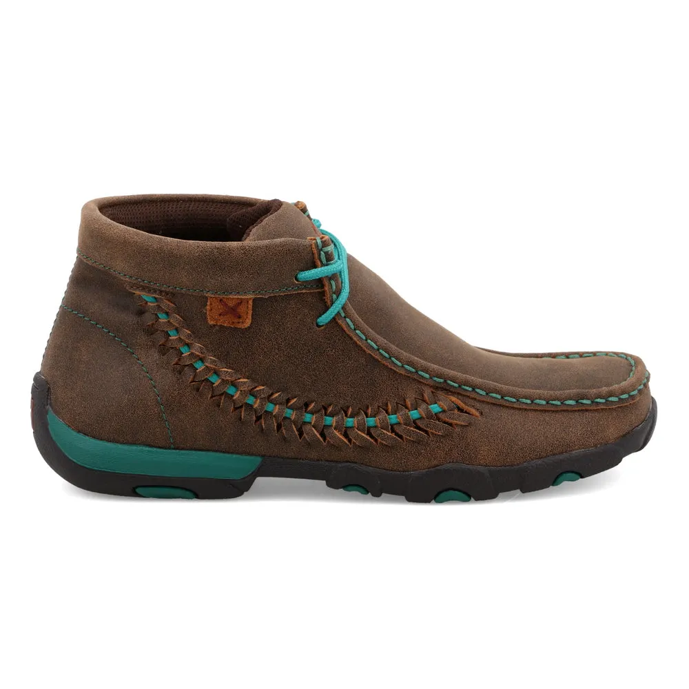 Twisted X Chukka Driving Moc Brown / Turquoise