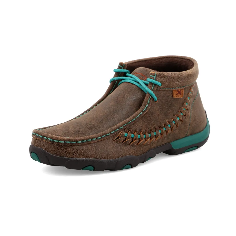 Twisted X Chukka Driving Moc Brown / Turquoise