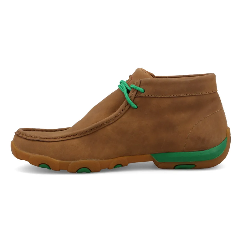 Twisted X Chukka Driving Moc Burnt Sand / Kelly Green