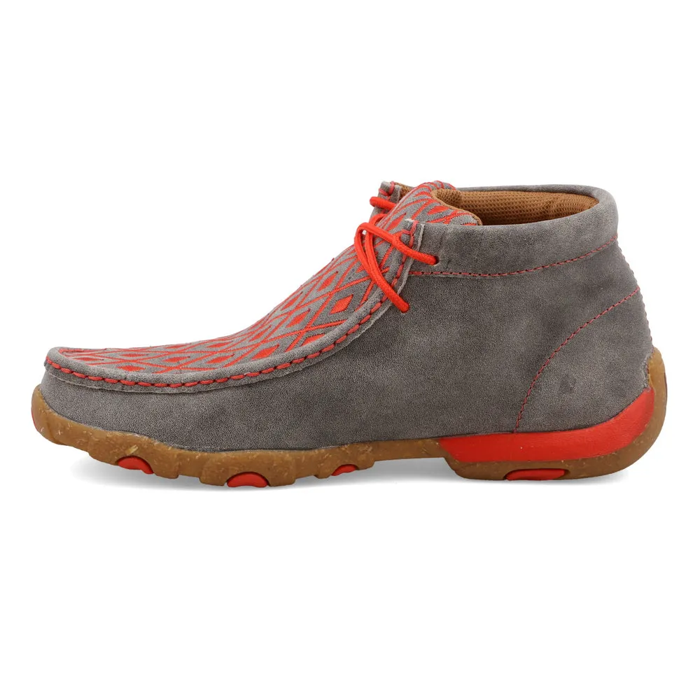 Twisted X Chukka Driving Moc Grey / Grenadine