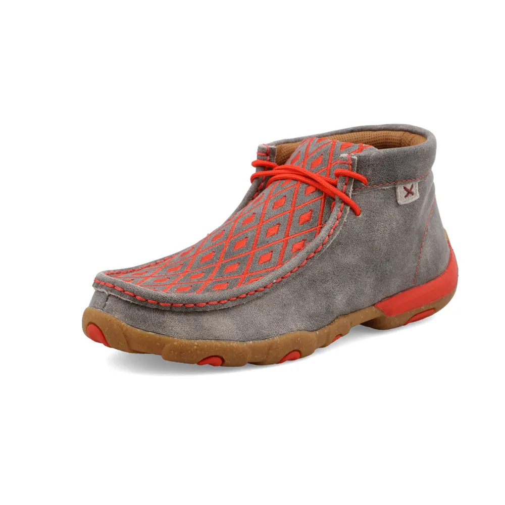 Twisted X Chukka Driving Moc Grey / Grenadine