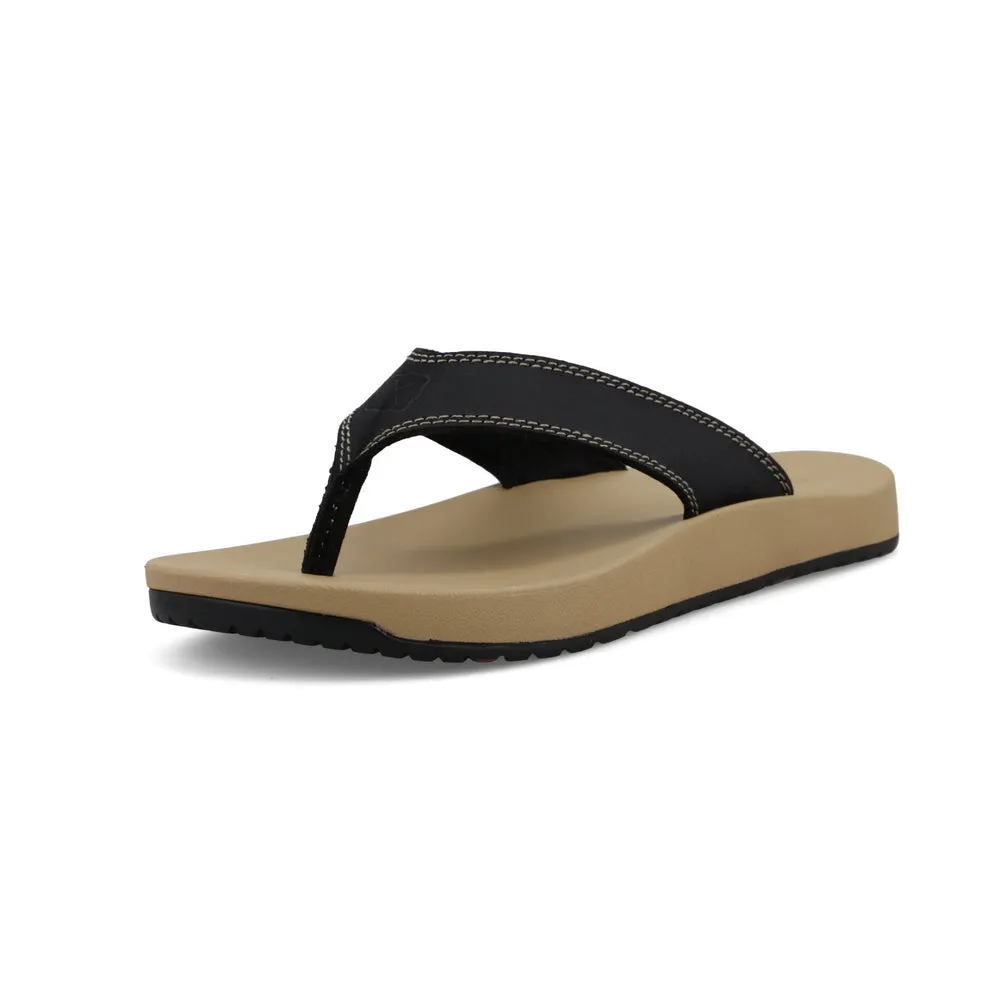 Twisted X Flip Flops Black / Tan