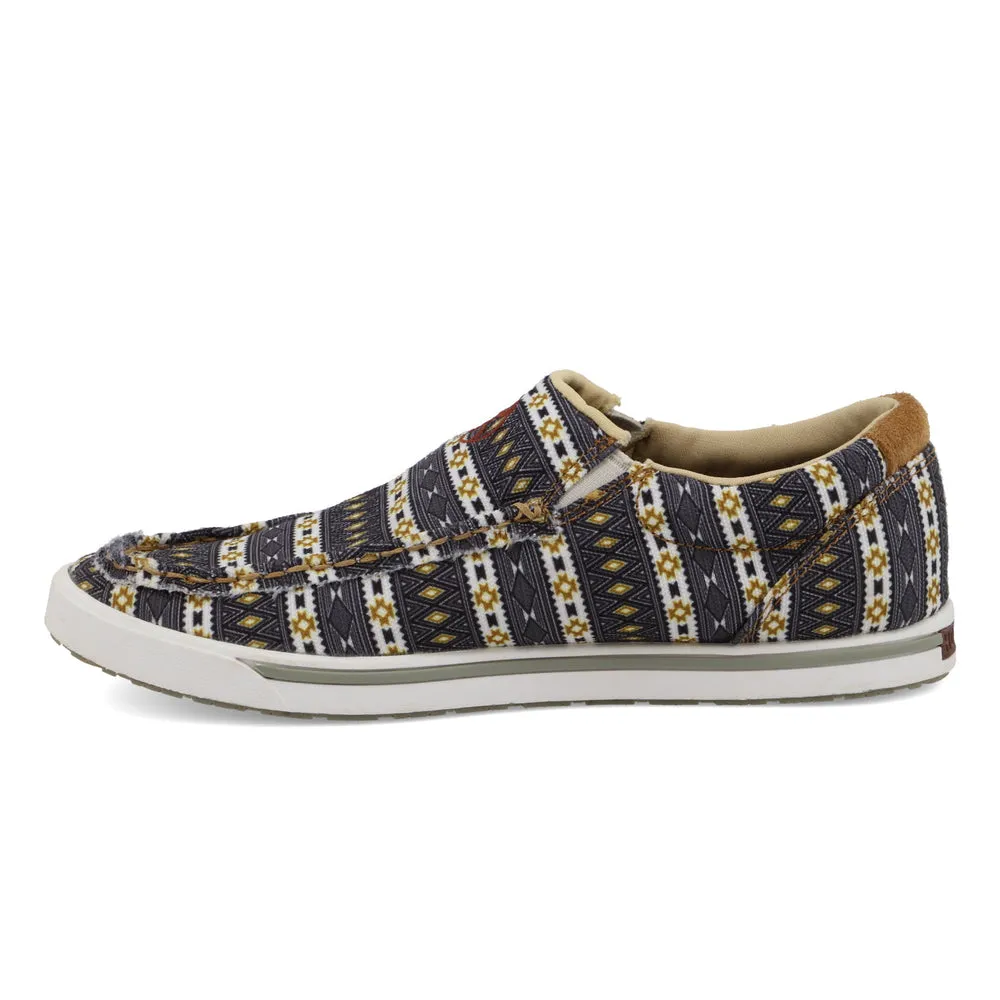 Twisted X Hooey® Slip-On Loper Black / Yellow Multi