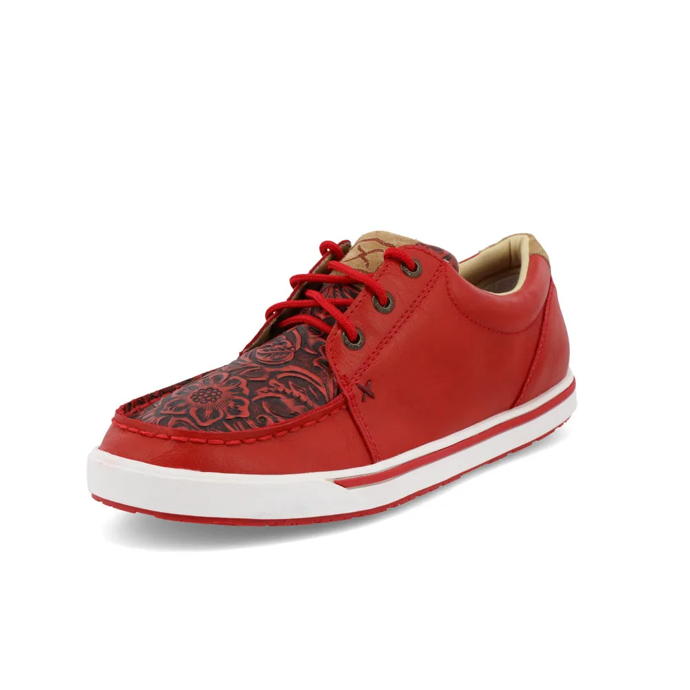 Twisted X Kicks Cherry Red / Tooled Red
