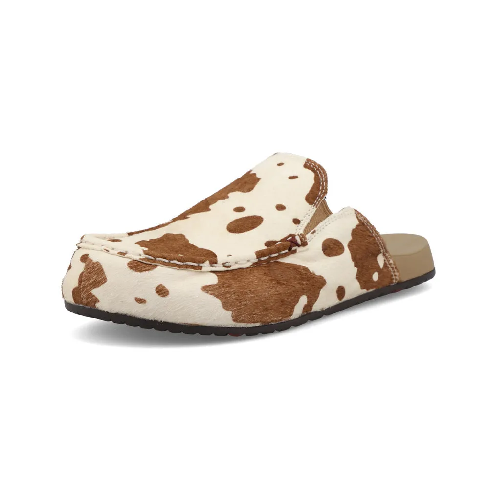 Twisted X Mule Brown / White Cowhide
