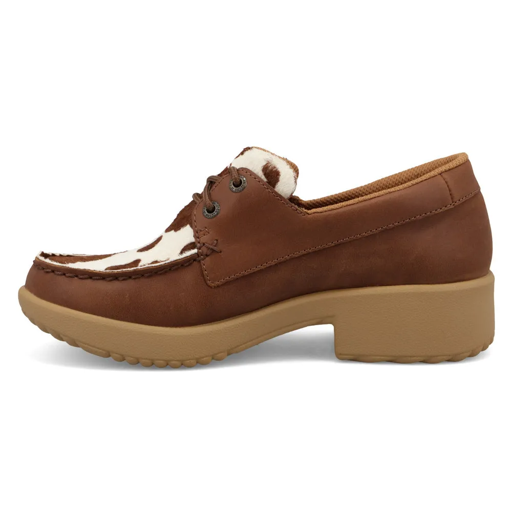 Twisted X Platform Shoe Cowhide Multi / Rustic Brown