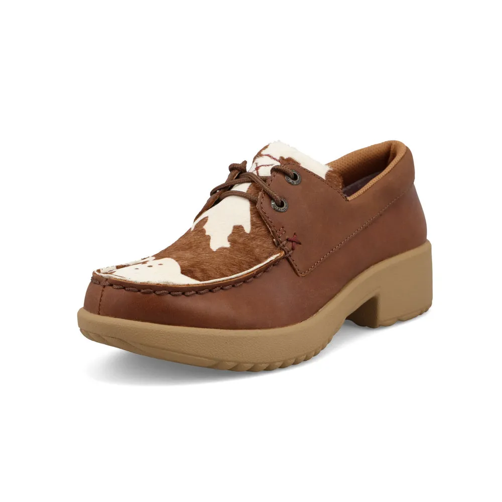 Twisted X Platform Shoe Cowhide Multi / Rustic Brown