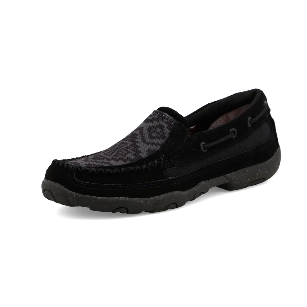 Twisted X Slip-On Driving Moc Black / Grey