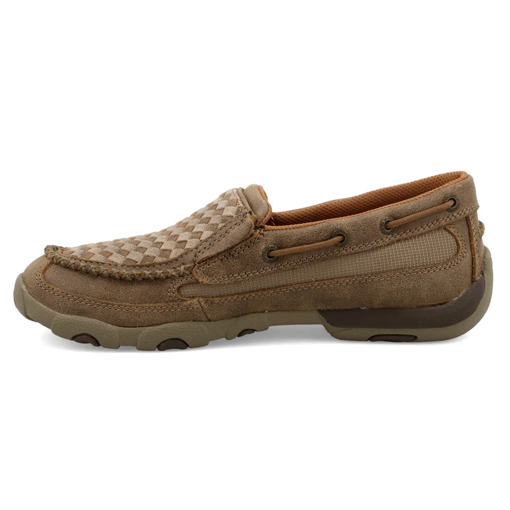Twisted X Slip-On Driving Moc Bomber / Dusty Tan