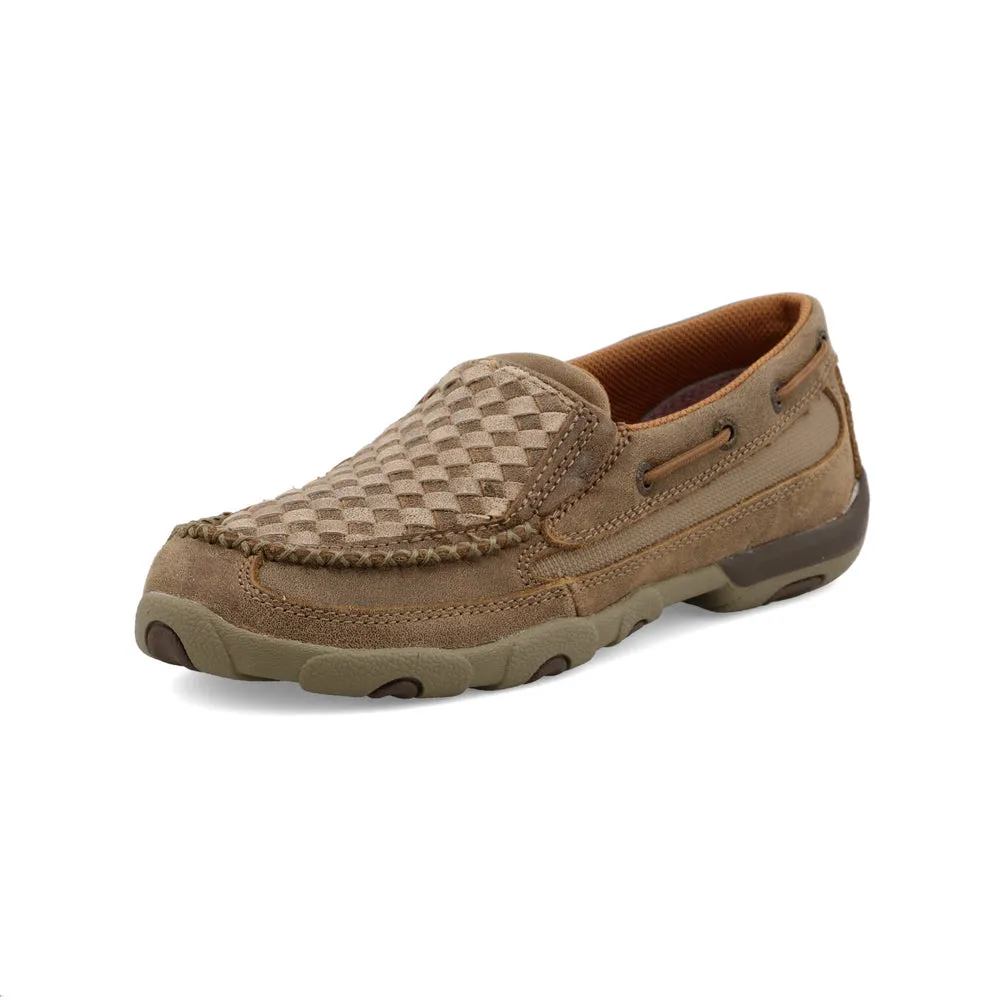 Twisted X Slip-On Driving Moc Bomber / Dusty Tan