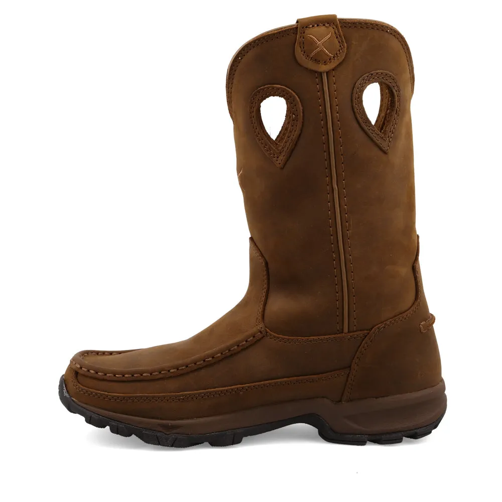 Twisted X 10″ Pull On Hiker Boot Distressed Saddle