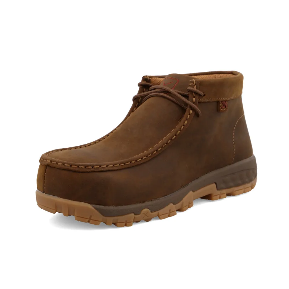 Twisted X Work Chukka Driving Moc Distressed Saddle