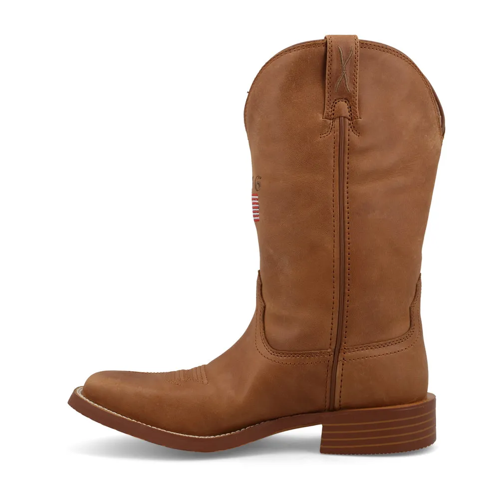 Twisted X 11″ Tech X™ Boot Roasted Pecan / American Flag