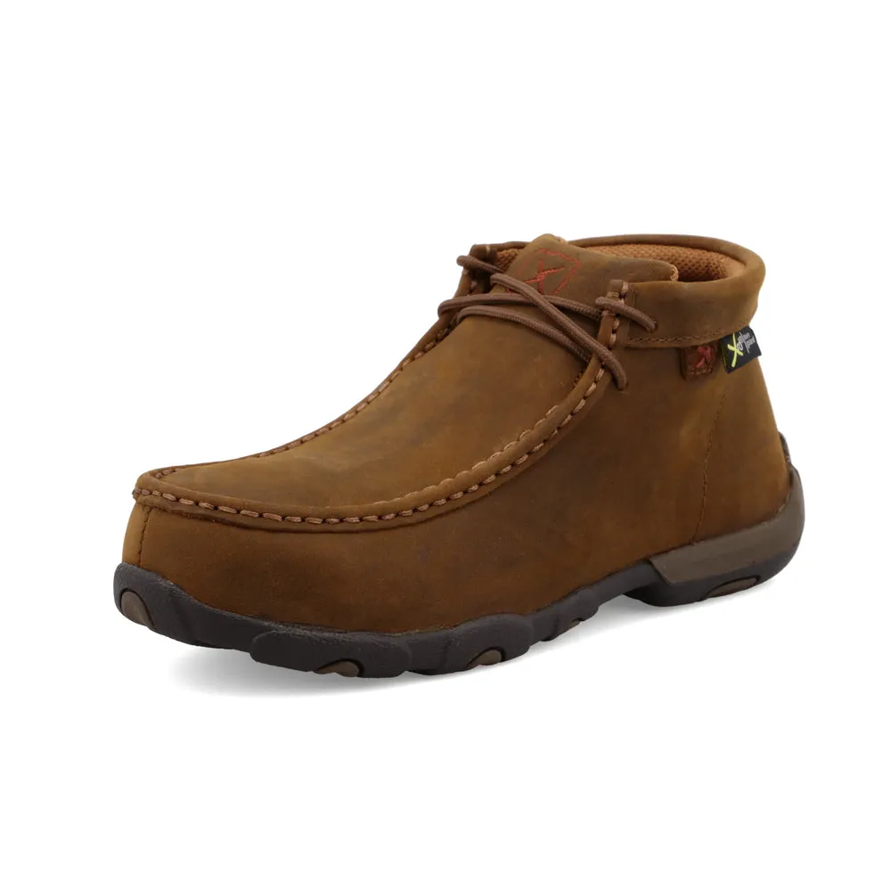 Twisted X Work Chukka Driving Moc Distressed Saddle