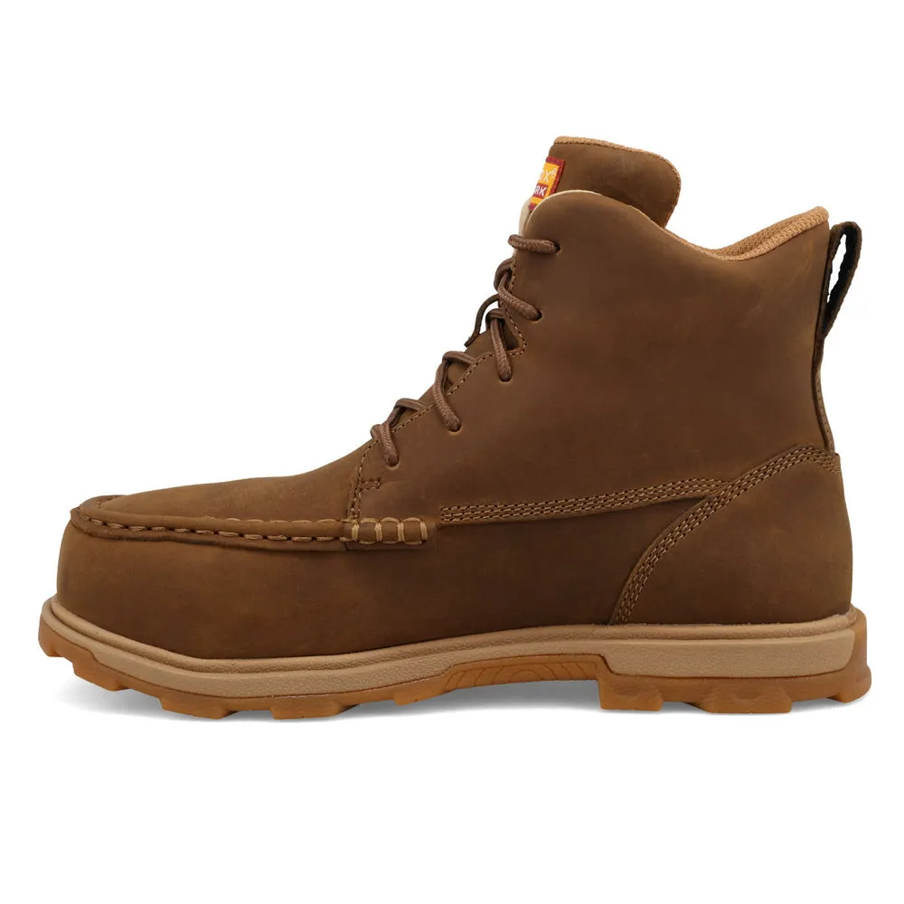 Twisted X 6″ UltraLite X™ Work Boot Distressed Saddle