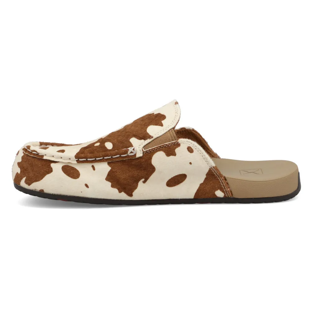 Twisted X Mule Brown / White Cowhide