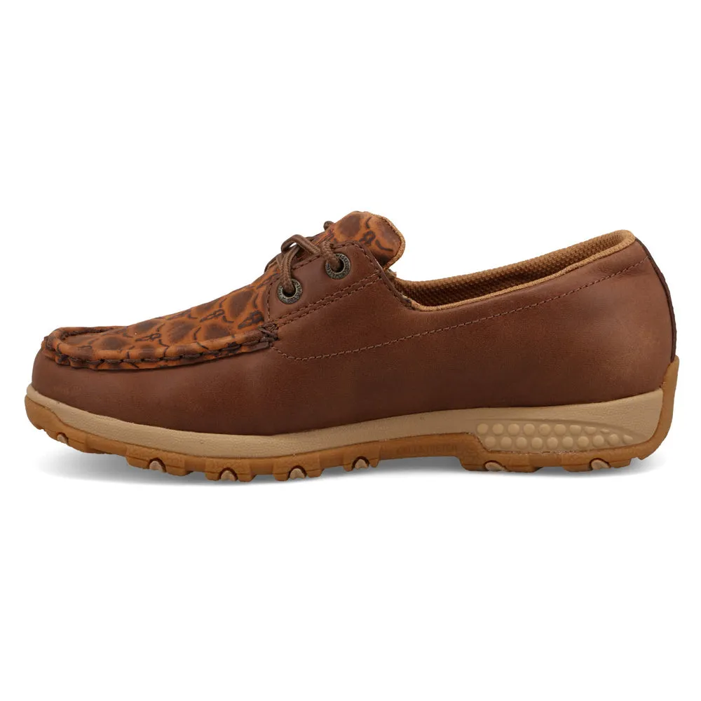 Twisted X Boat Shoe Driving Moc Brown Multi / Rustic Brown