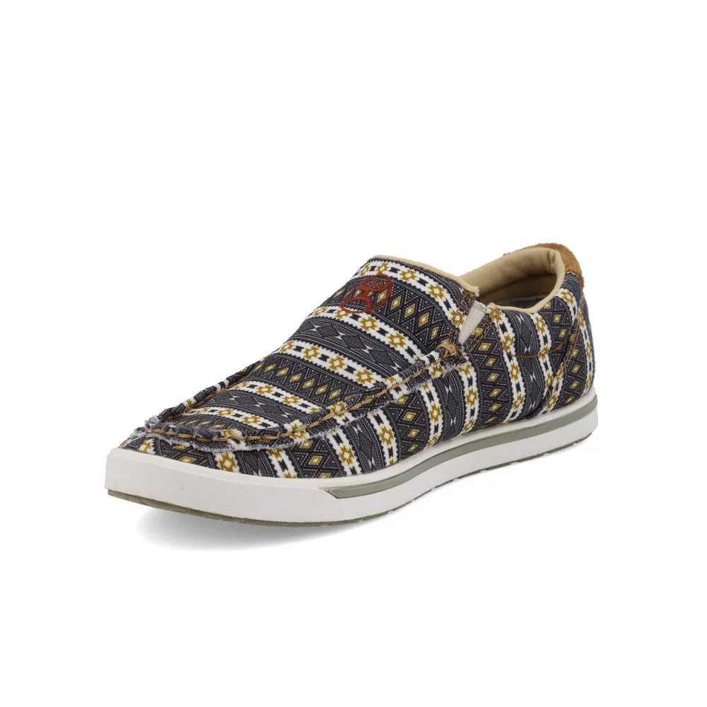 Twisted X Hooey® Slip-On Loper Black / Yellow Multi