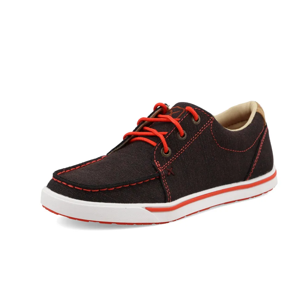 Twisted X Kicks Black / Grenadine