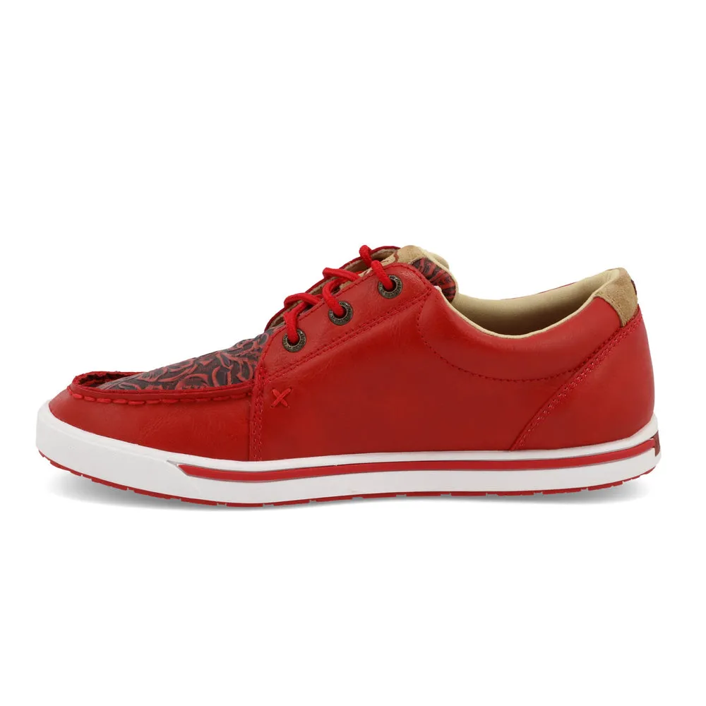 Twisted X Kicks Cherry Red / Tooled Red
