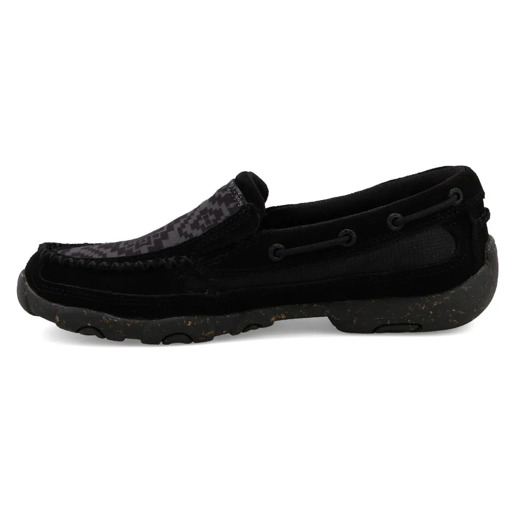 Twisted X Slip-On Driving Moc Black / Grey