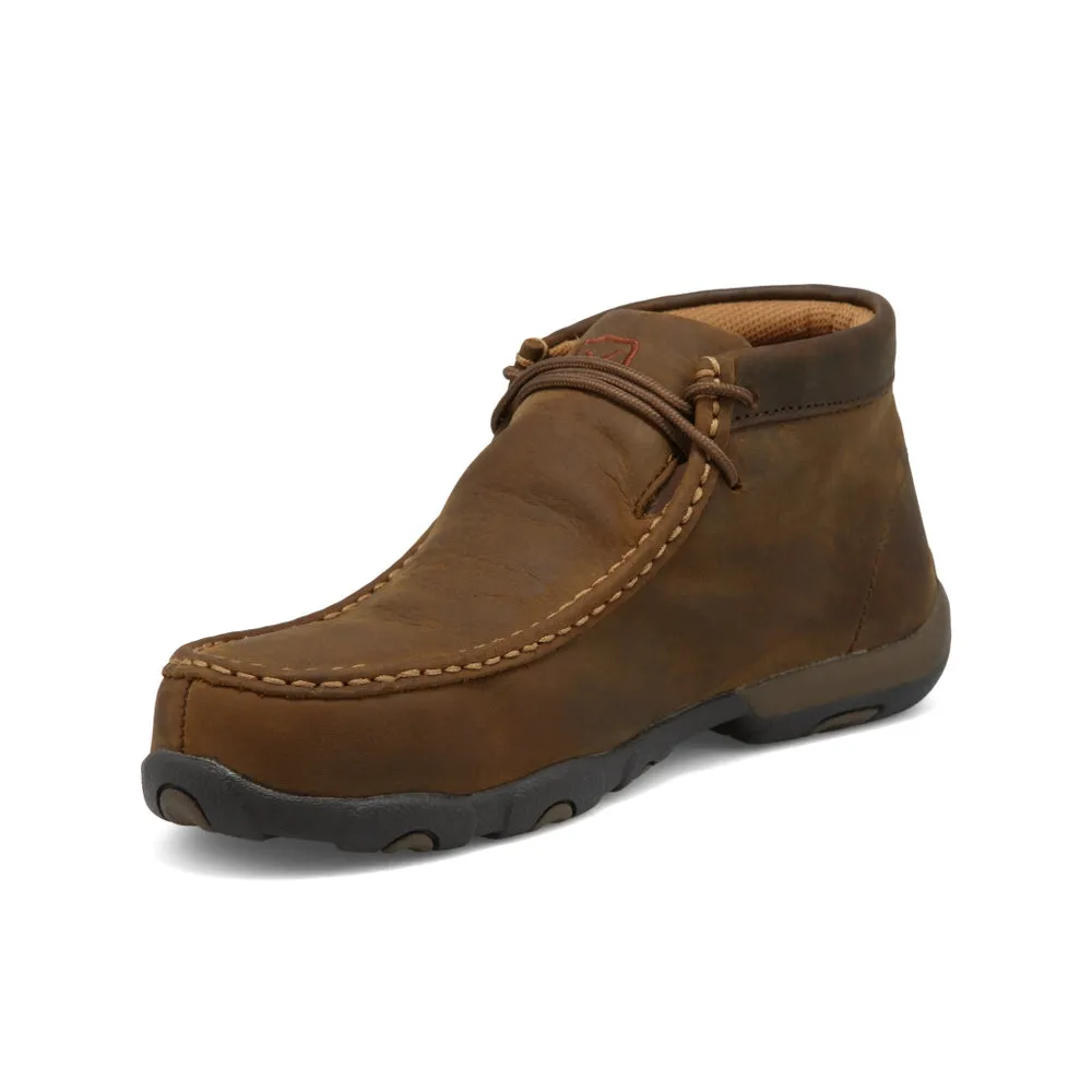 Twisted X Work Chukka Driving Moc Distressed Saddle