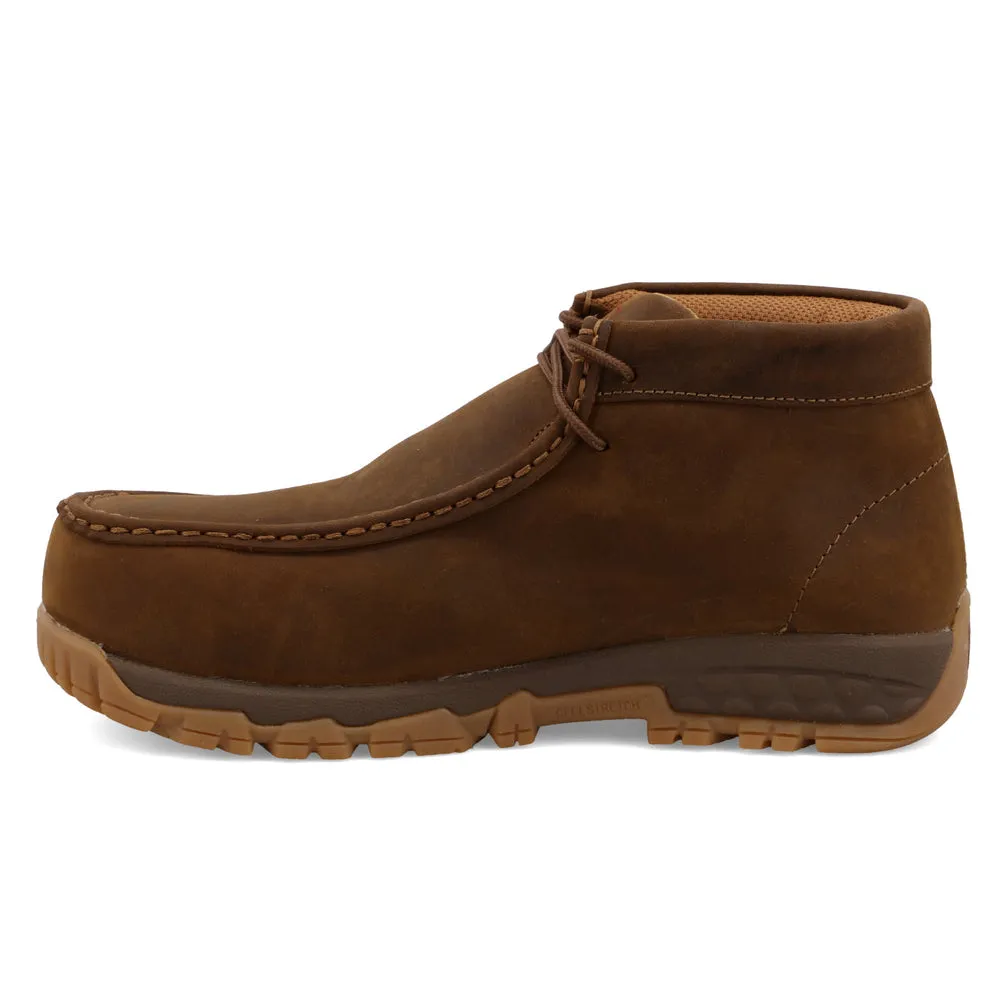Twisted X Work Chukka Driving Moc Distressed Saddle