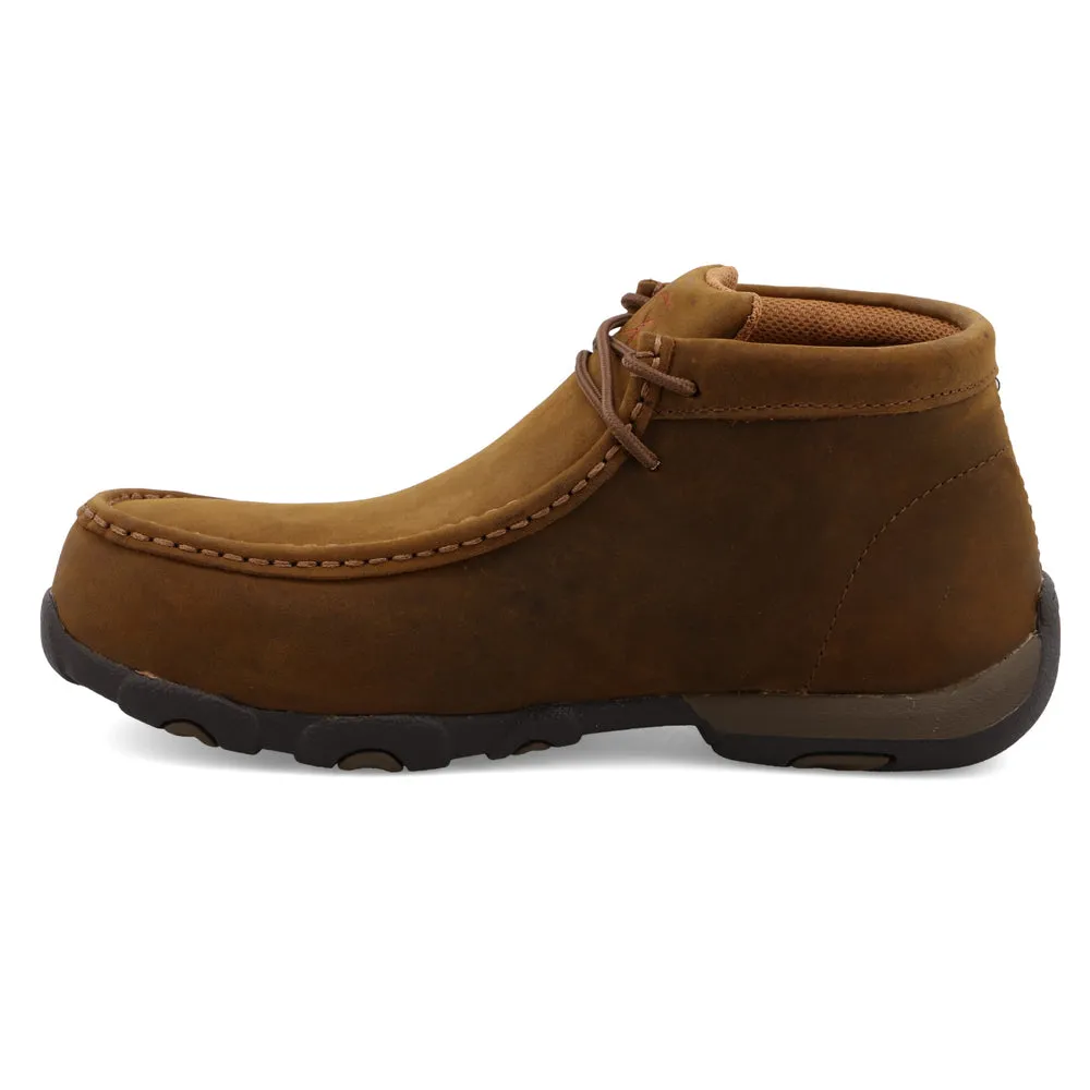 Twisted X Work Chukka Driving Moc Distressed Saddle